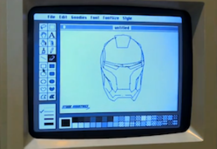 L’armatura di Iron Man disegnata su un Mac del 1984.[Video]