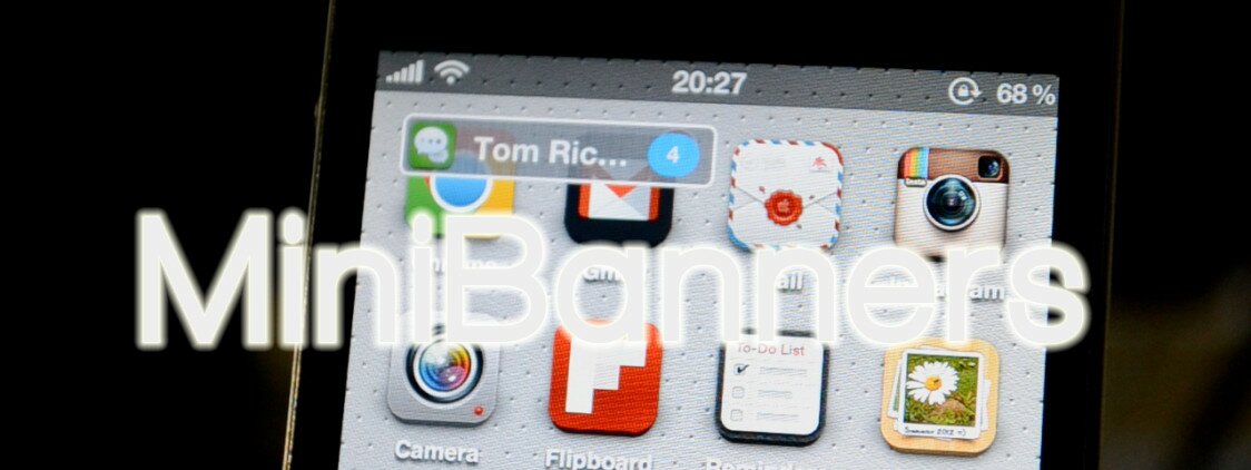 MiniBanners: visualizzate le notifiche in un modo totalmente diverso | Cydia