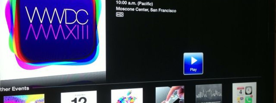 Apple trasmetterà il WWDC 2013 in diretta streaming sulla Apple TV e sul sito Apple