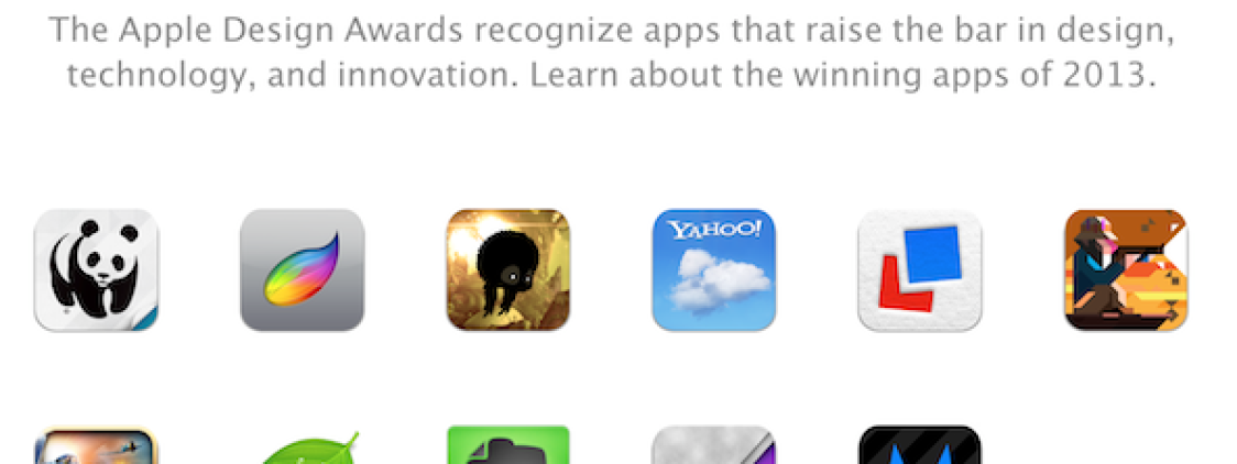 Apple Design Awards 2013: Ecco la classifica delle migliori applicazioni