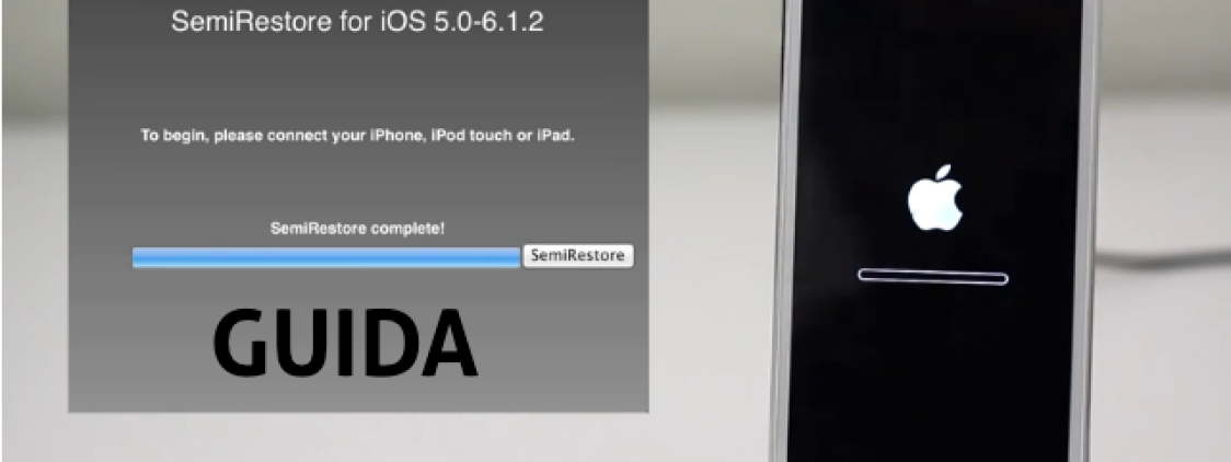 SemiRestore: Ripristinare iPhone e iPad conservando il jailbreak e Cydia | Guida [Mac – Windows]