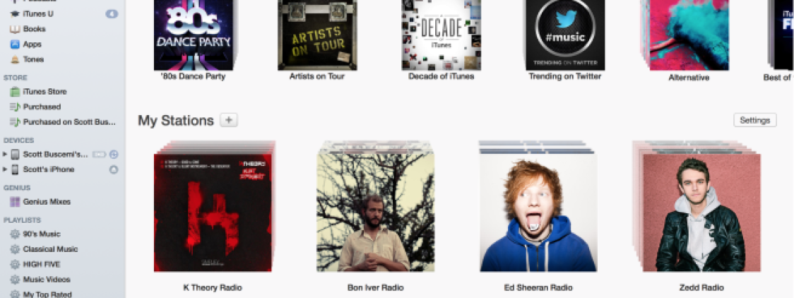 Apple rilascia iTunes 11.1 Beta integrando il servizio iTunes Radio