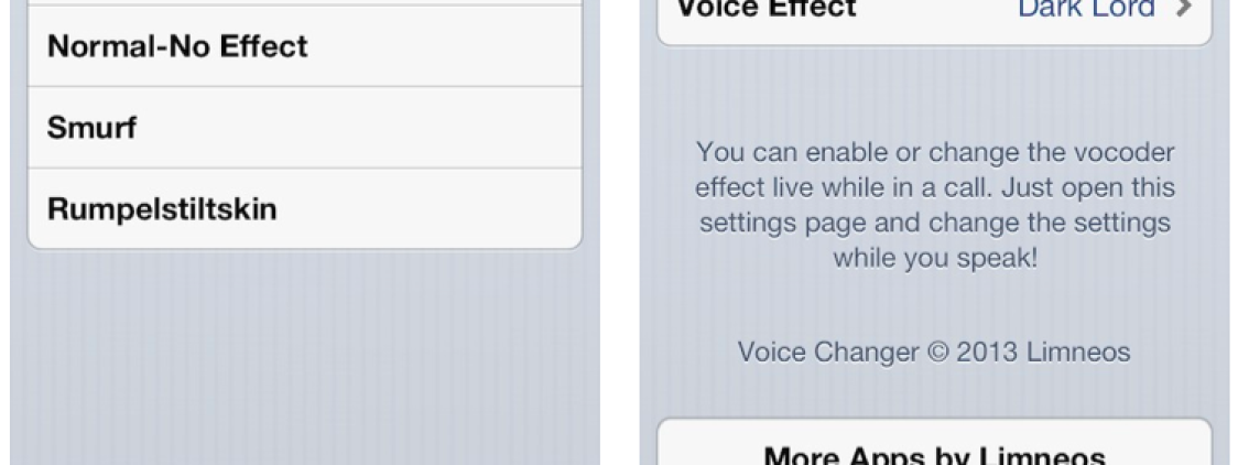 VoiceChanger: Ora consente di modificare la vostra voce dal vivo durante una chiamata | Cydia [Video]