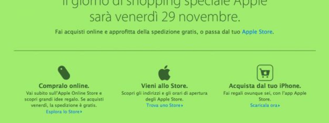 Sconti del black friday