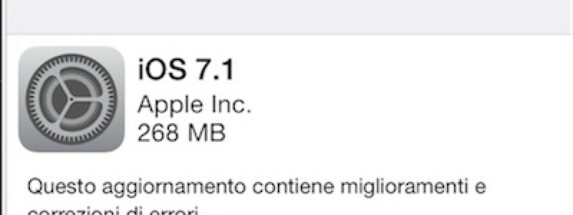 La Apple rilascia iOS 7.1 per tutti i dispositivi, Link Diretti al Download