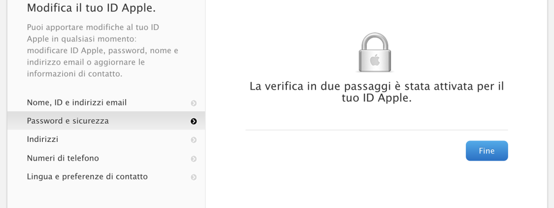 Come rendere il vostro account iCloud sicuro con “Verifica in due passaggi” [Guida]