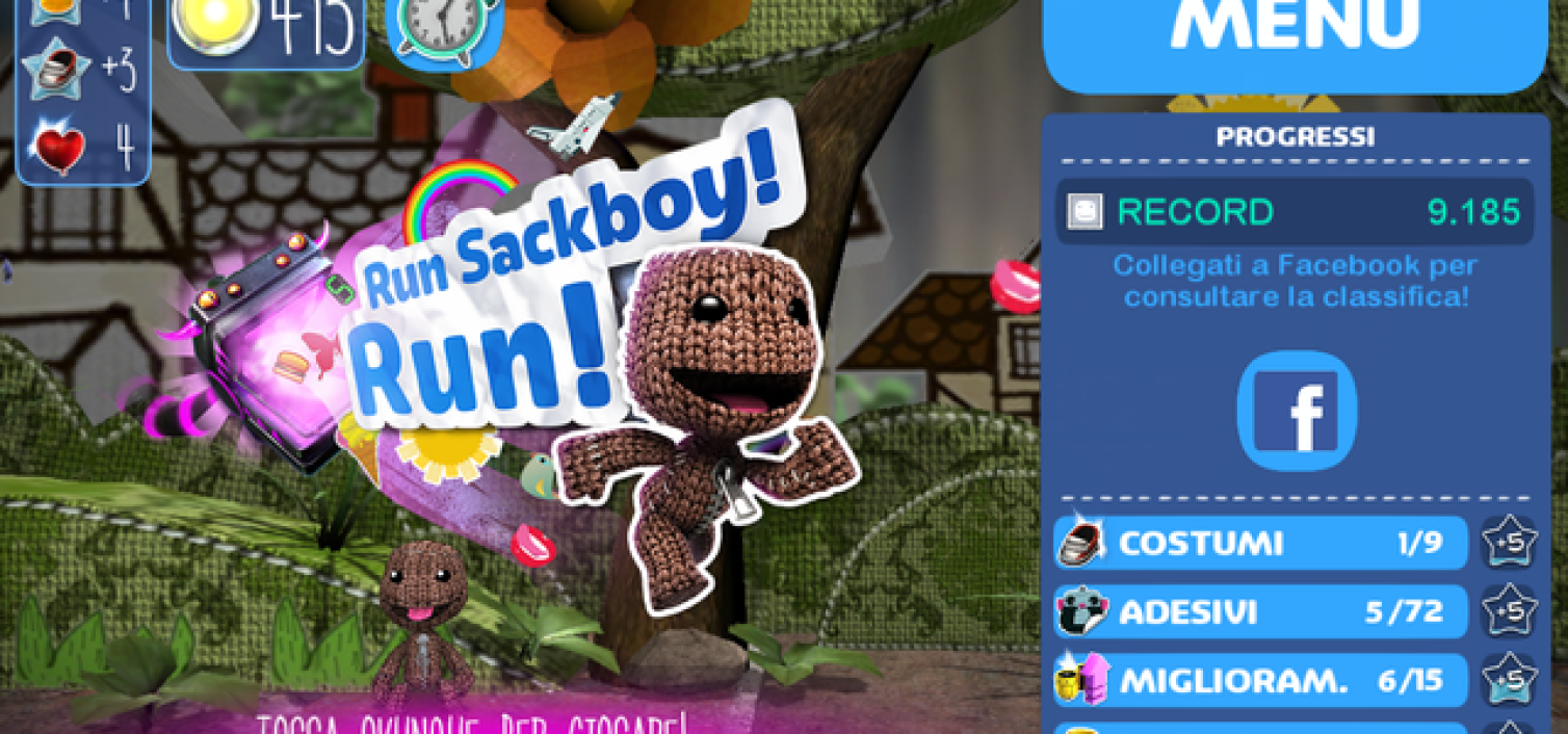 Run Sackboy! Run!: l’endless run targato Playstation mobile [VIDEO]