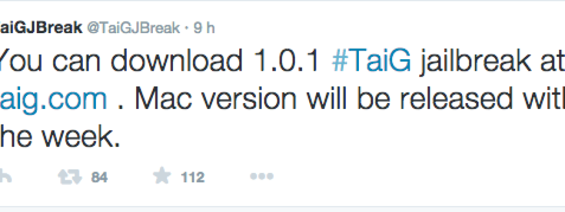 TaiG Jailbreak per Mac? Questione di giorni!