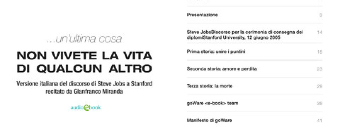 Il famosissimo discorso di Steve Jobs a Stanford adesso disponibile in un audio/e-book gratuito!