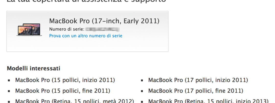 Apple avvia il programma di riparazione per i MacBook Pro 2011-2013 afflitti da problemi video