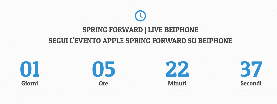 Segui l’evento Apple dedicato alla presentazione dell’Apple Watch in diretta su Beiphone il 9 Marzo dalle ore 18:45