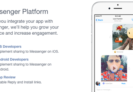 Facebook Messenger apre le API agli sviluppatori di terze parti