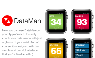 L’App DataMan per monitorare il traffico dati cellulare arriva su Apple Watch