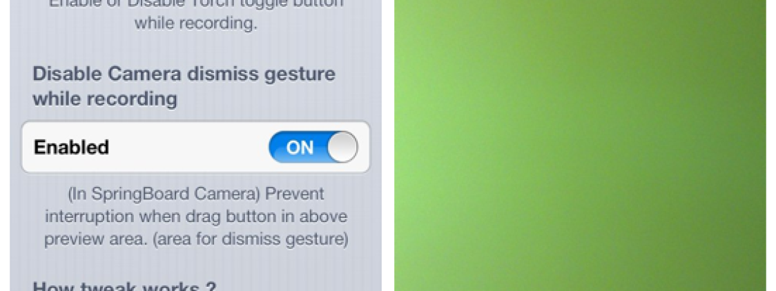 Record ‘n’ Torch: Permette di attivare o disattivare il Flash durante la registrazione video | Cydia