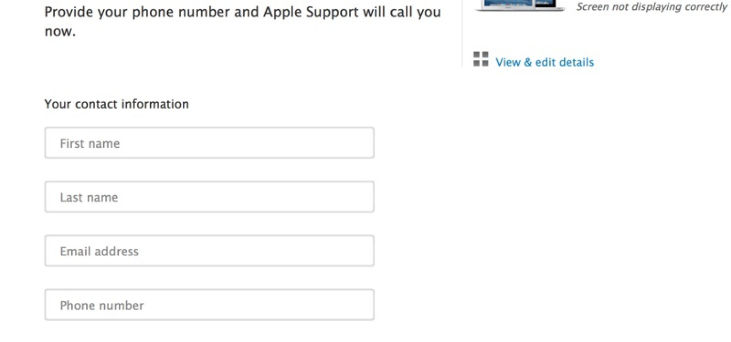 Il sito di supporto Apple offre la possibilità di fare la condivisione dello schermo