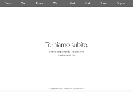 L’Apple Store Online va in manutenzione prima dell’evento di oggi pomeriggio
